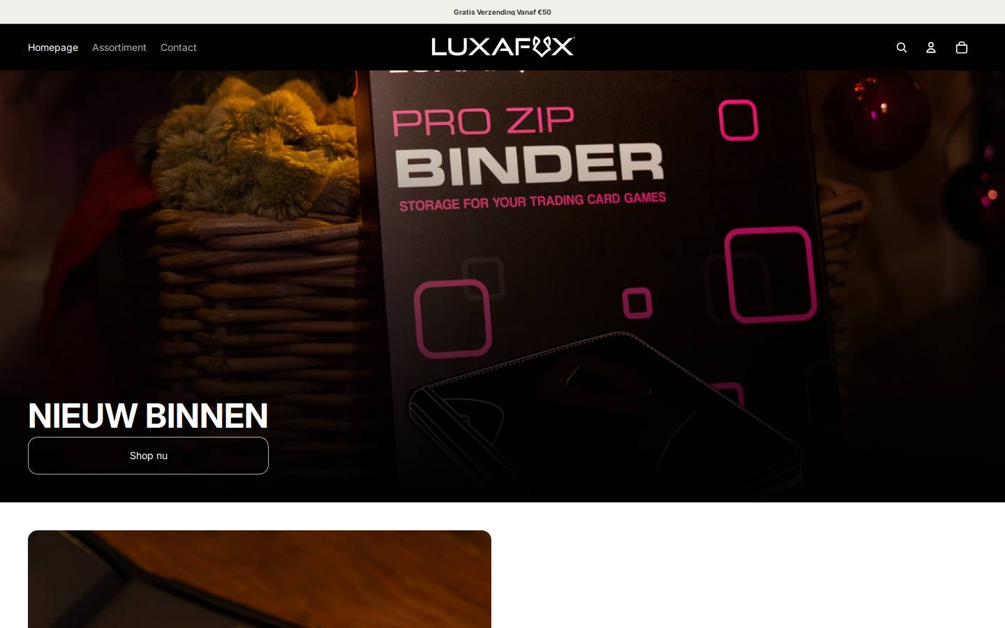 luxafox.com homepage screenshot