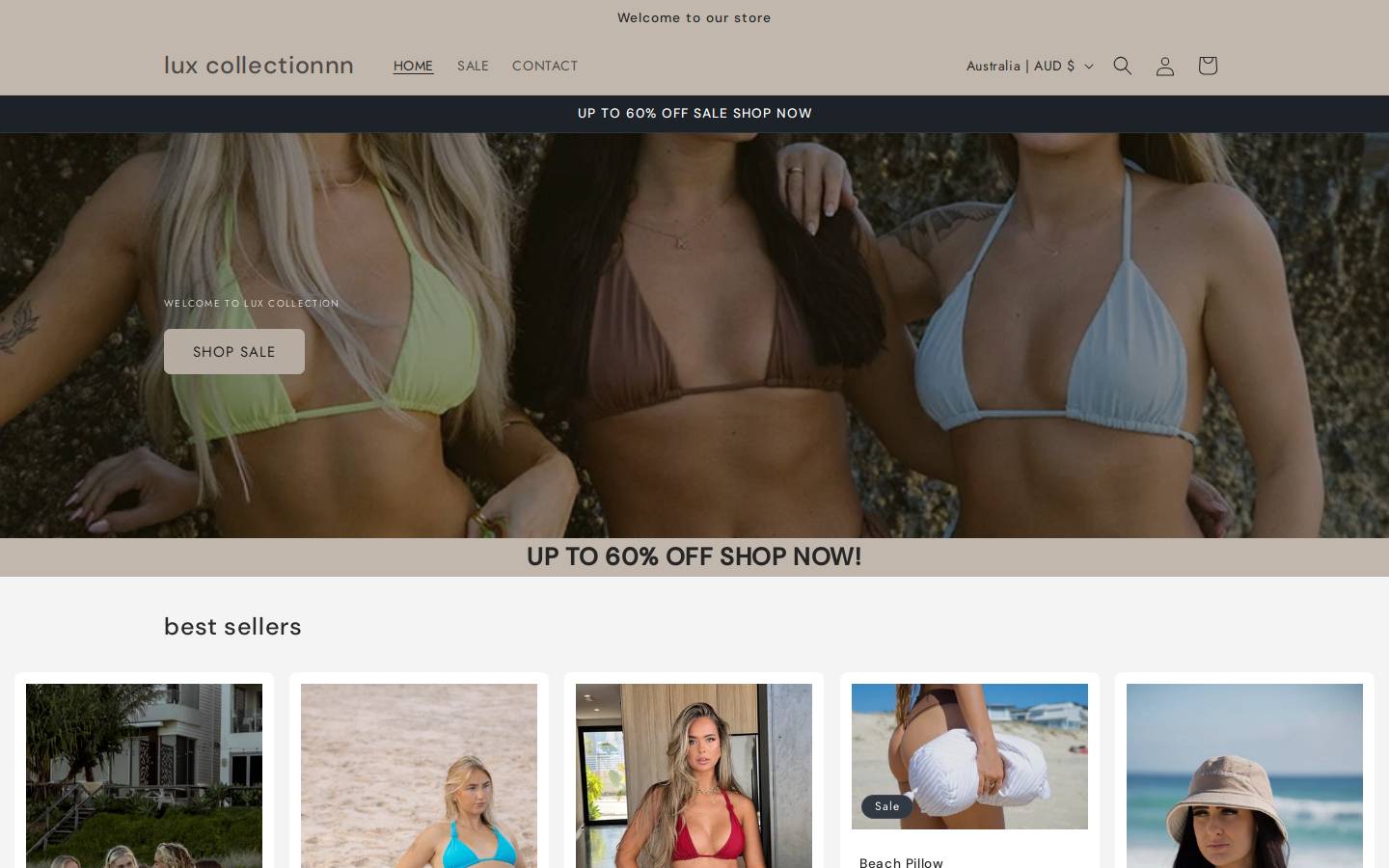 luxcollectionnn.com homepage screenshot