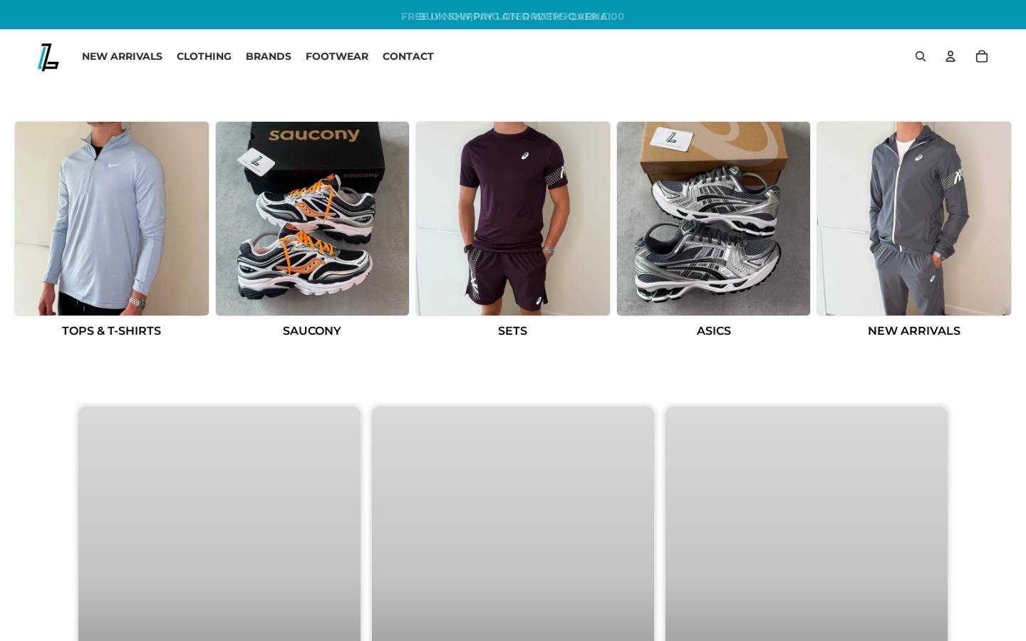 Luxeathleisure homepage screenshot