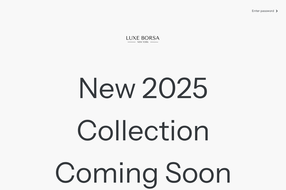 Luxeborsa homepage screenshot