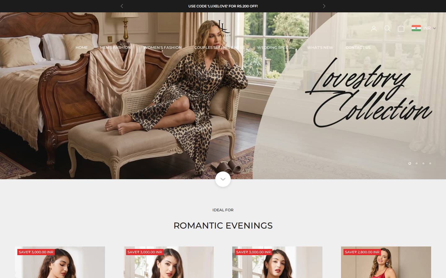 luxeliv.com homepage screenshot