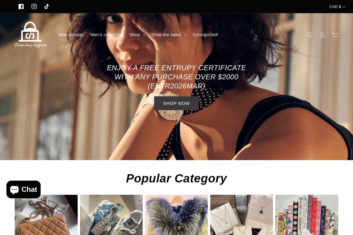 luxhub.ca homepage screenshot