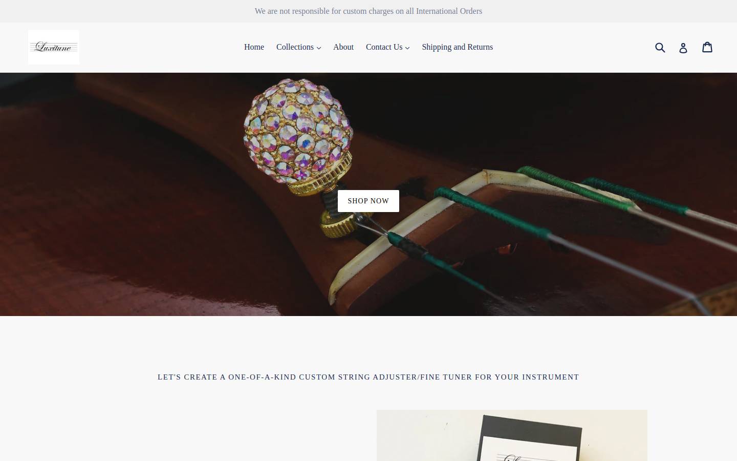 luxitune.com homepage screenshot