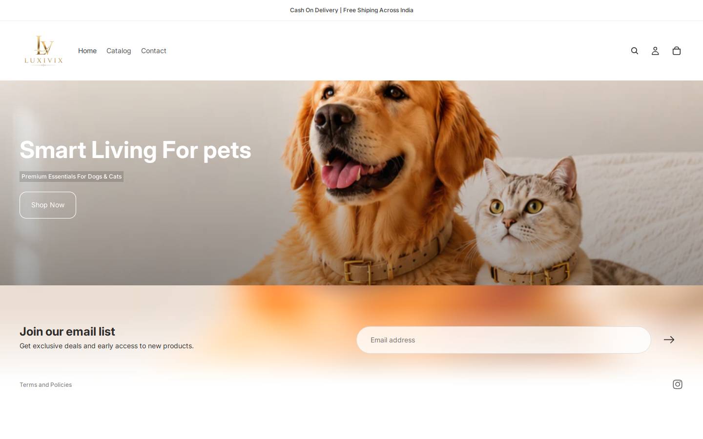 luxivix.com homepage screenshot