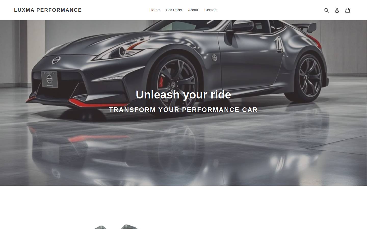 luxmaperformance.com homepage screenshot