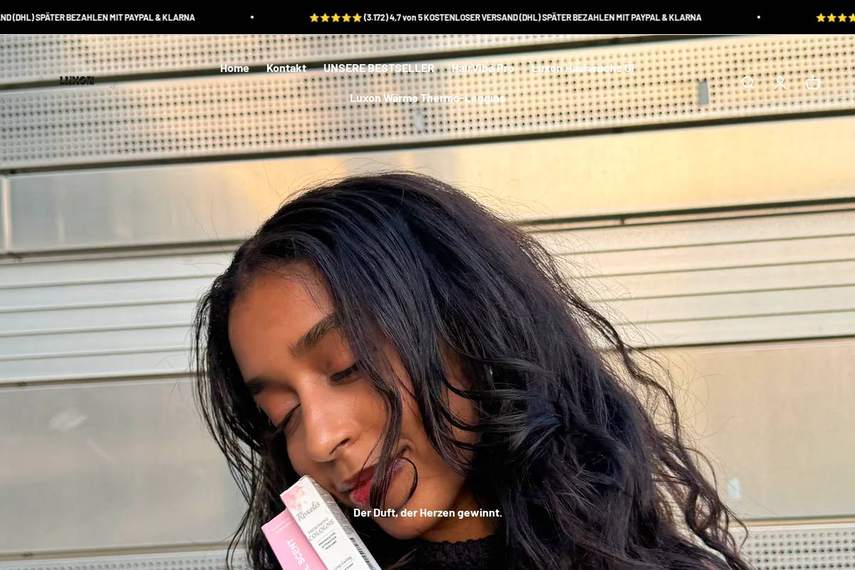 luxonn.de homepage screenshot