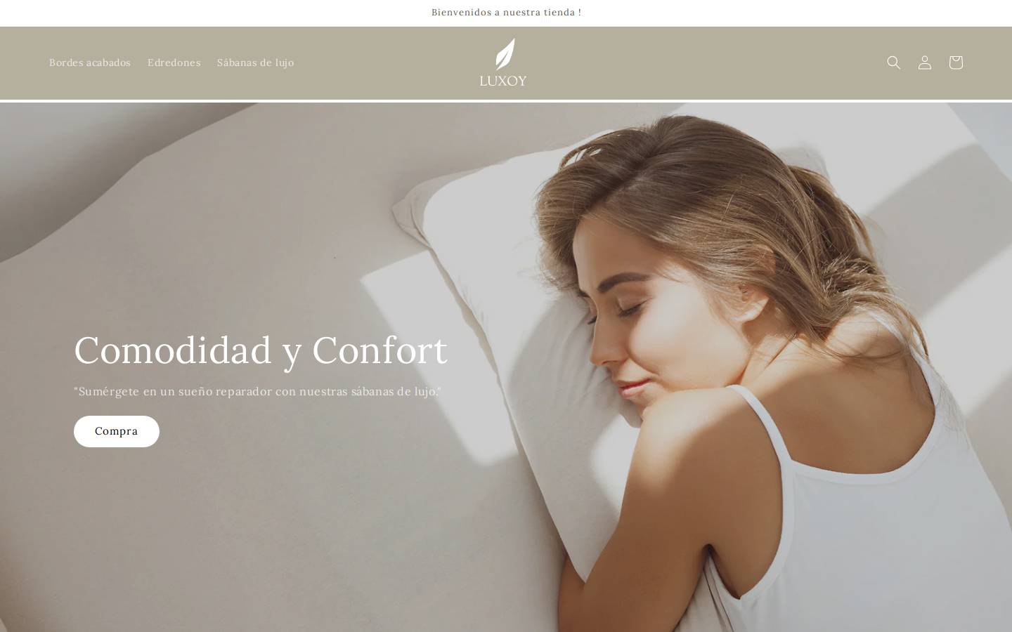 luxoy.mx homepage screenshot