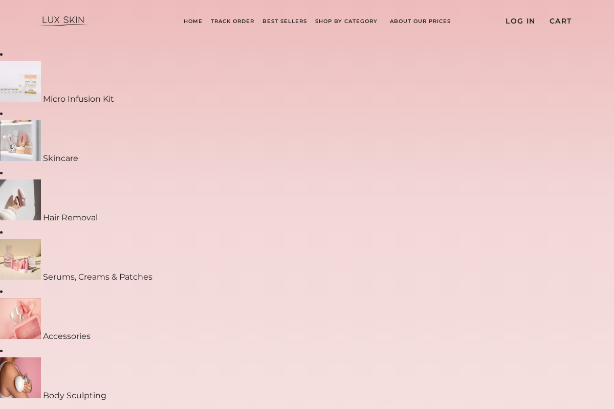 Lux homepage screenshot