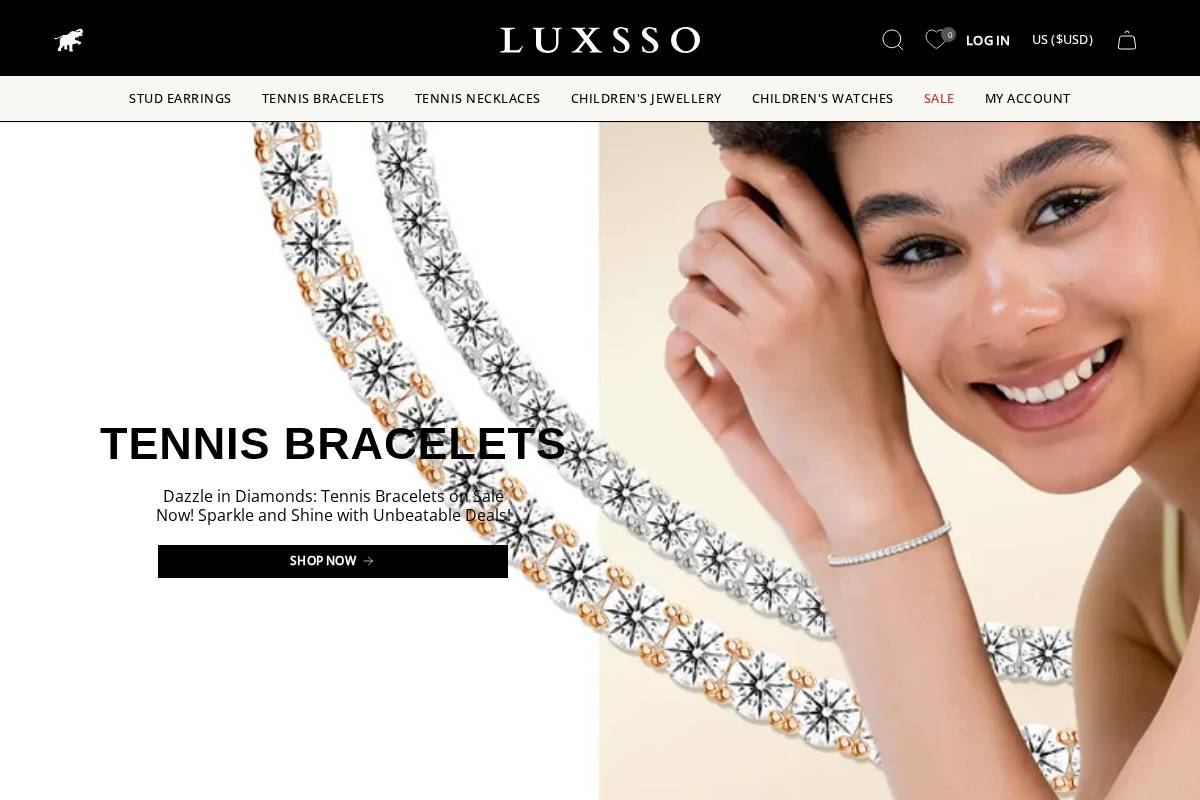 luxsso.com homepage screenshot