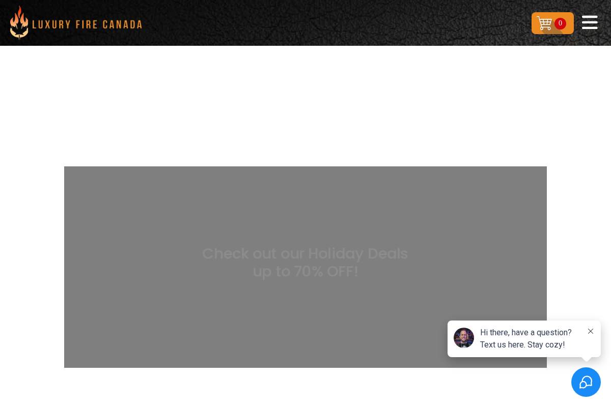 luxuryfirecanada.com homepage screenshot