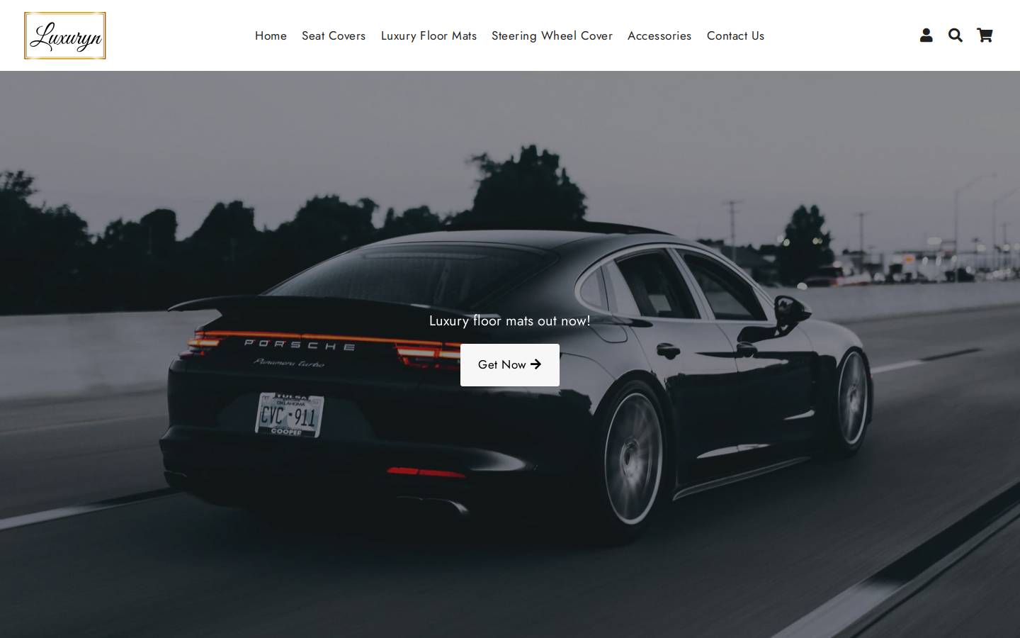 luxuryn.co homepage screenshot