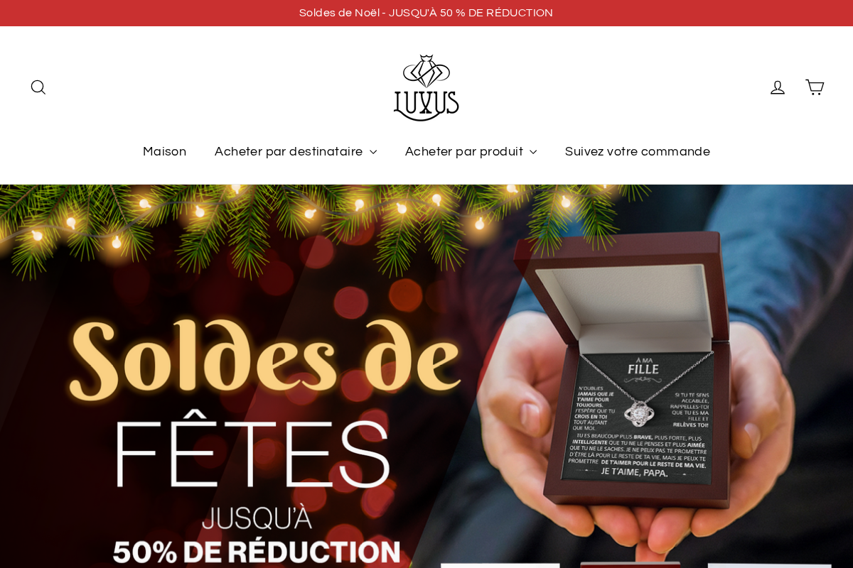 Luxus Paris homepage screenshot