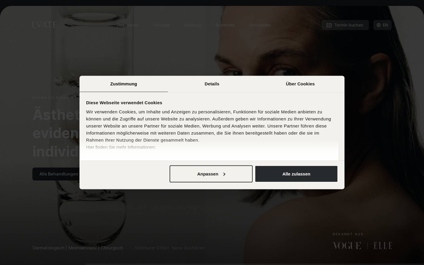 lvate.de homepage screenshot