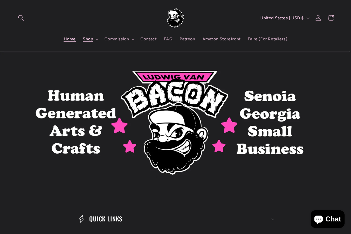 lvbart.com homepage screenshot