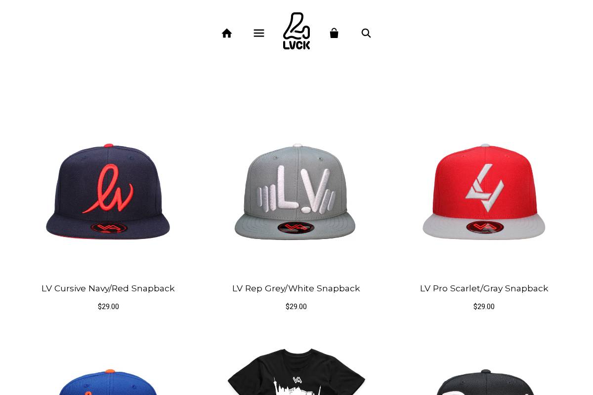 lvck.com homepage screenshot