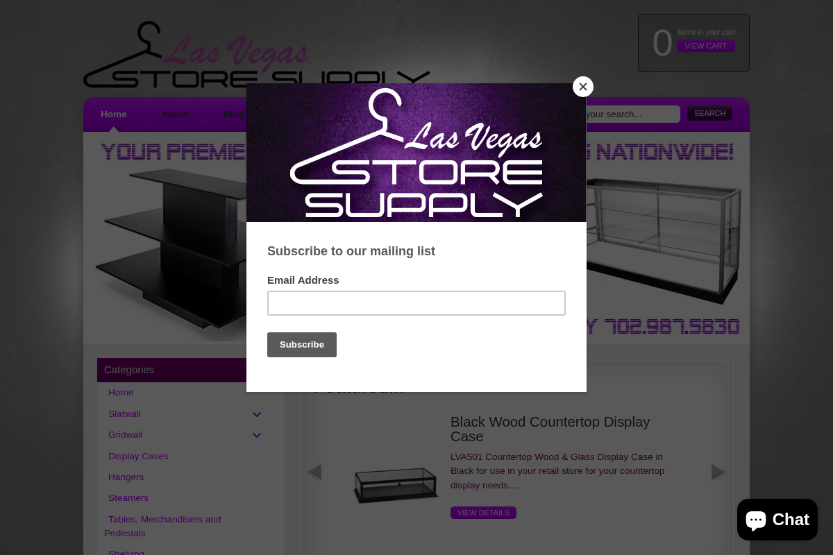 lvstoresupply.com homepage screenshot
