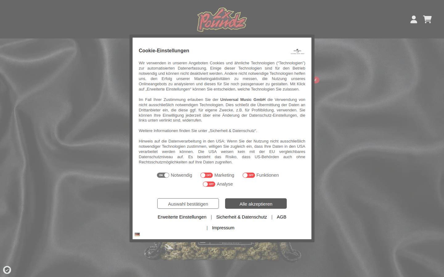 lx-wazabi.de homepage screenshot