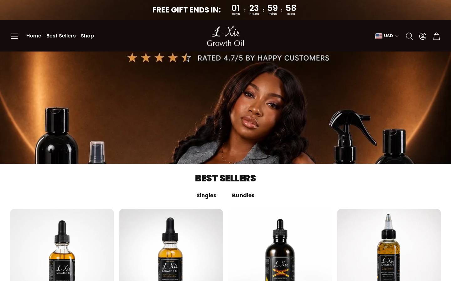 lxirgrowthoil.com homepage screenshot