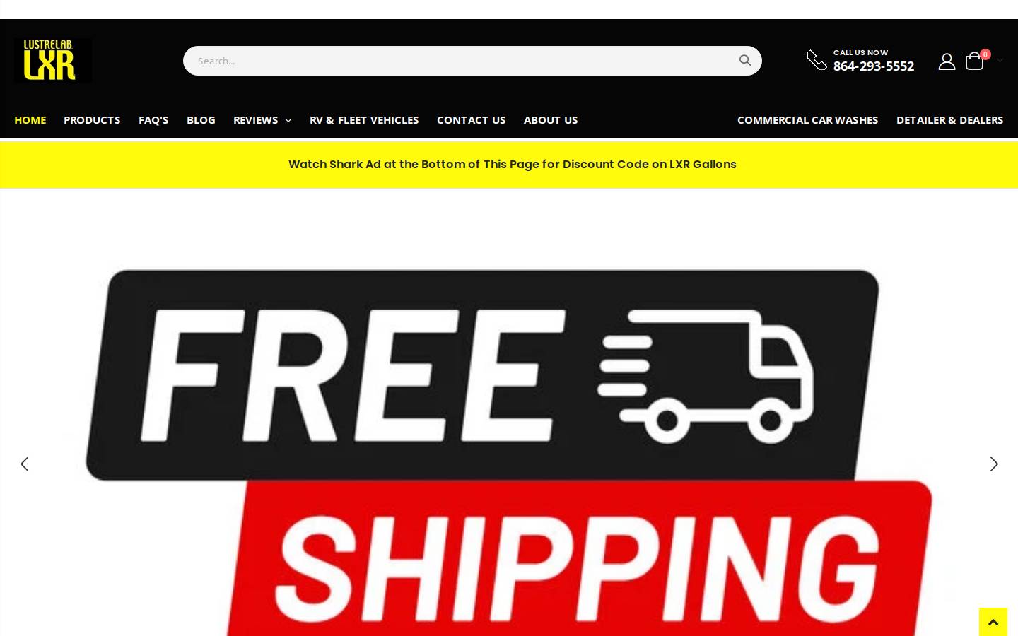 LustreLab LXR homepage screenshot