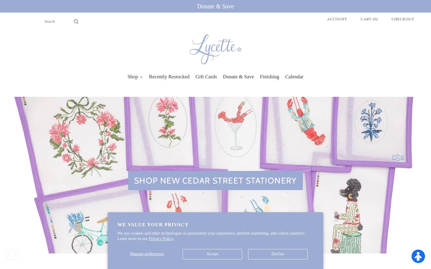 lycettedesigns.net homepage screenshot