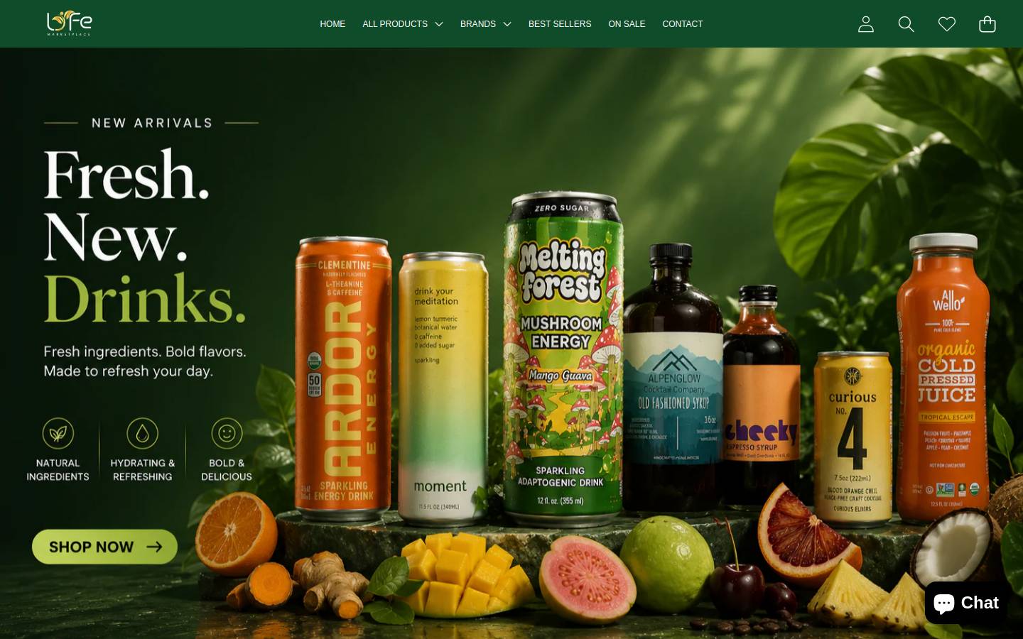 Lyfemarketplace homepage screenshot
