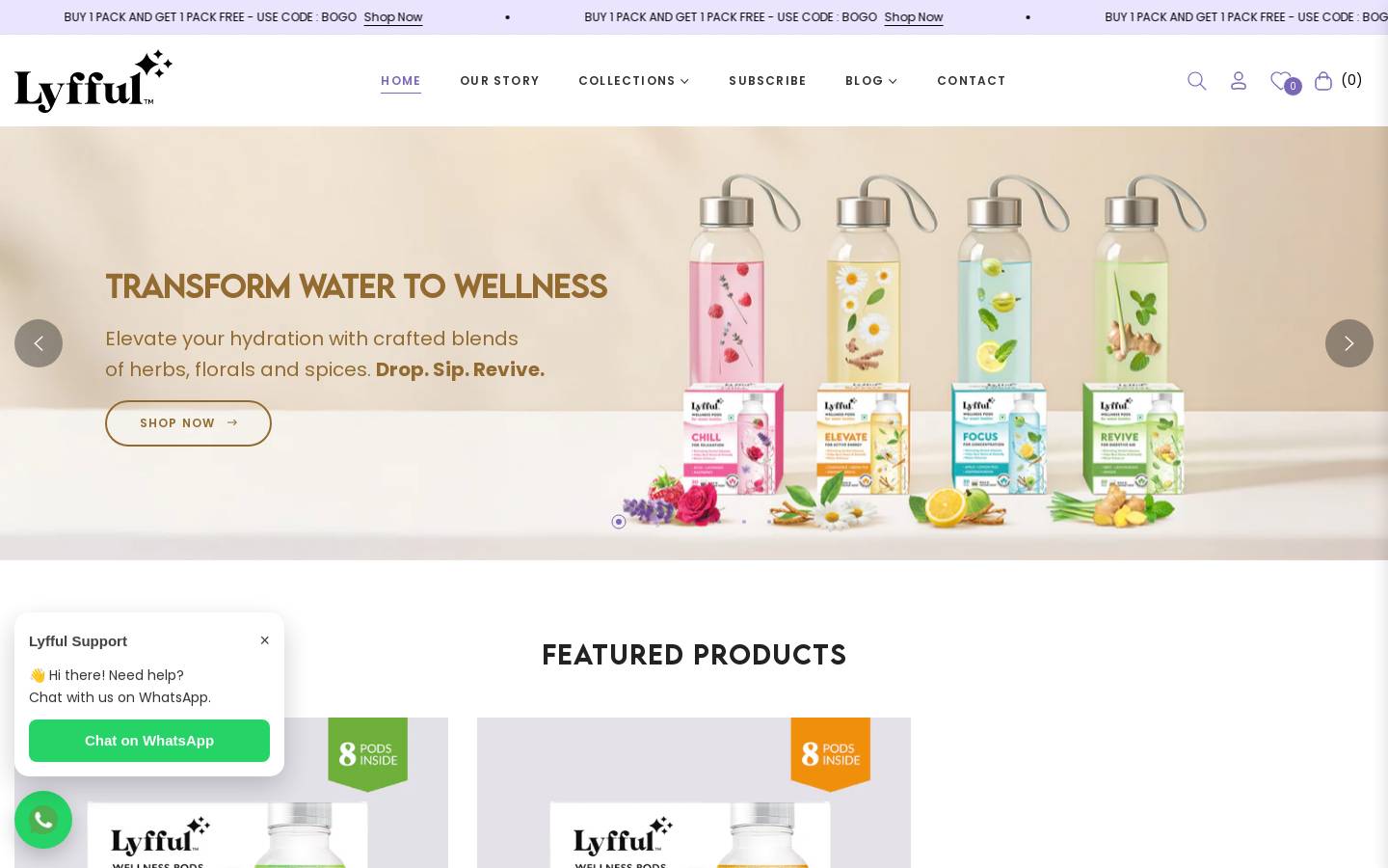 lyfful.co homepage screenshot