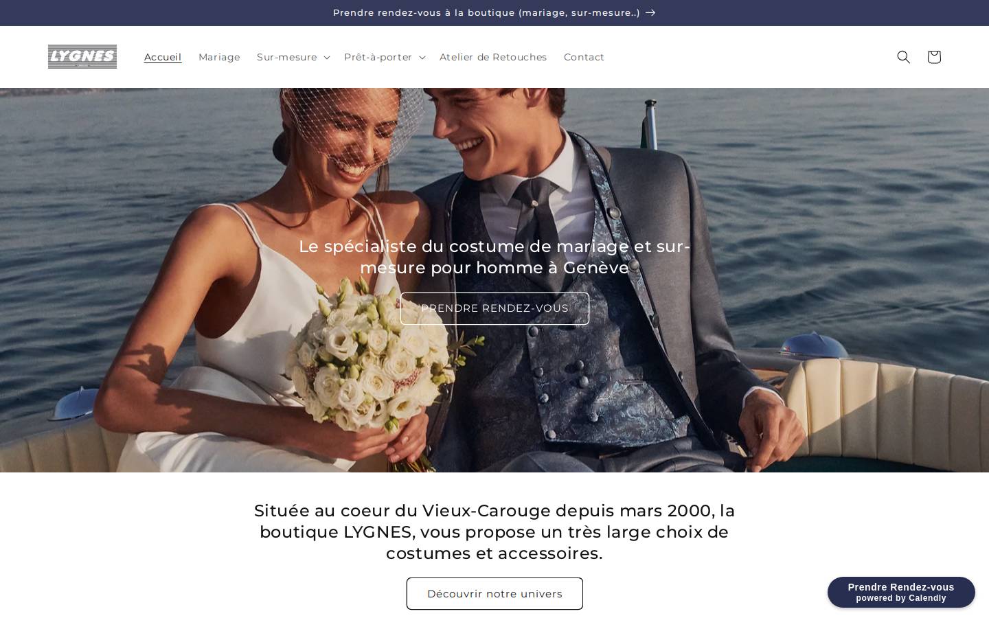 lygnes.ch homepage screenshot