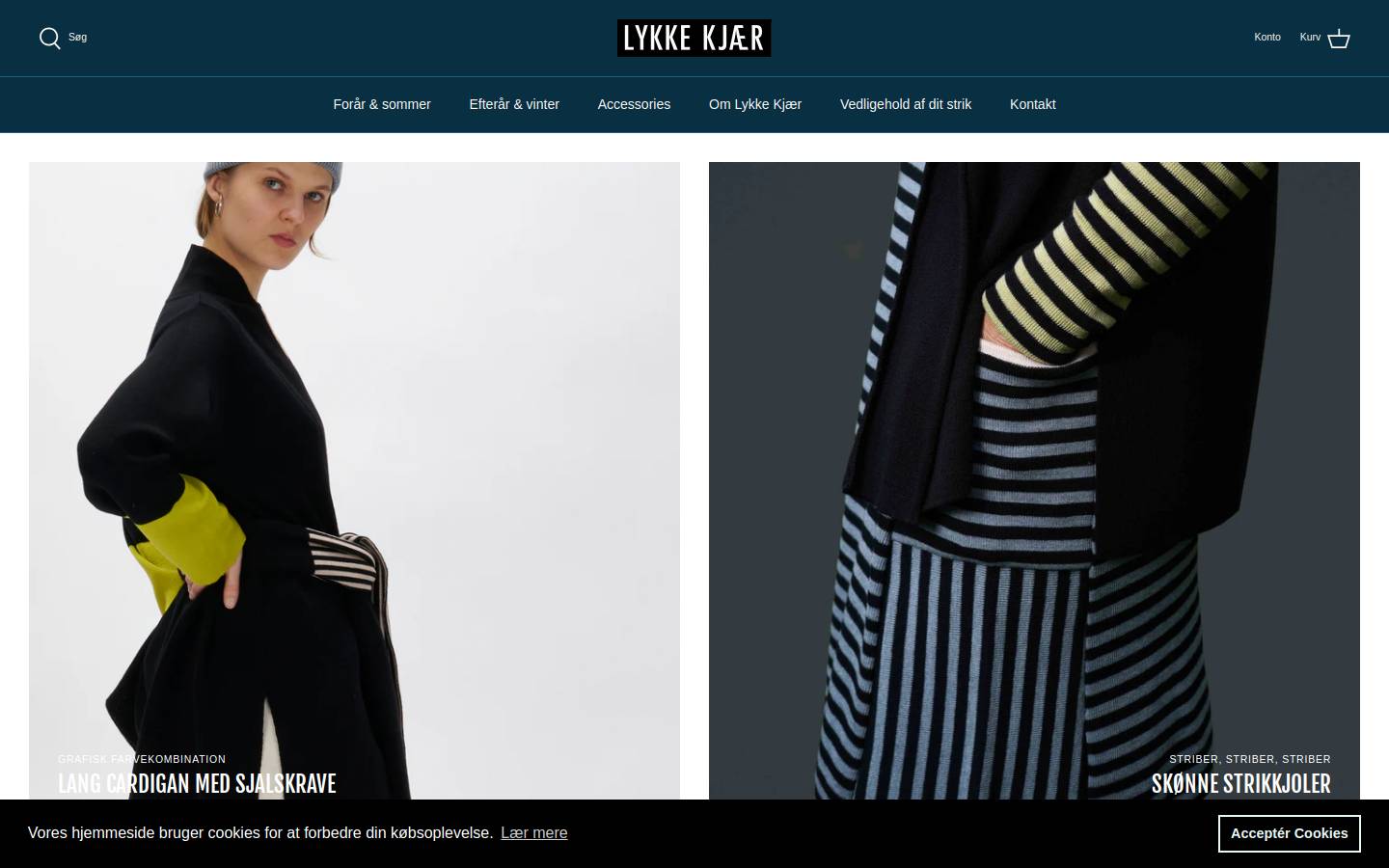 lykkekjaer.dk homepage screenshot