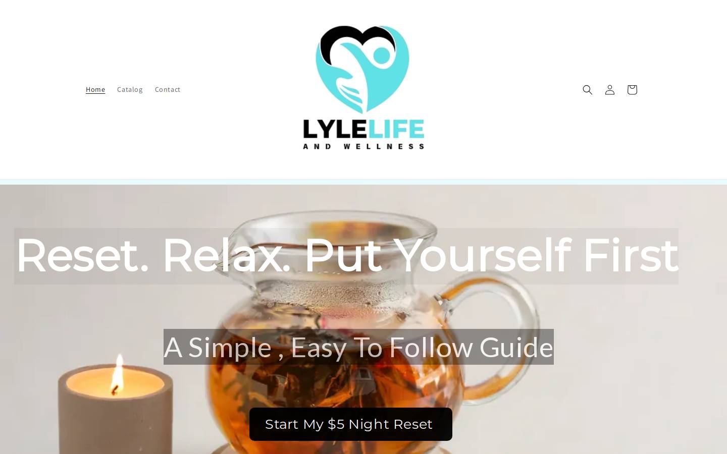lylelifeandwellness.com homepage screenshot