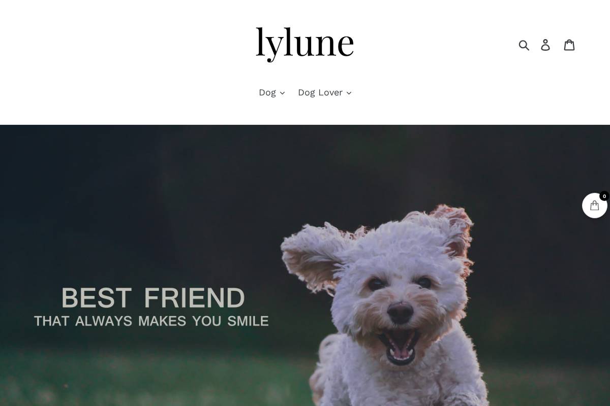 lylune.com homepage screenshot