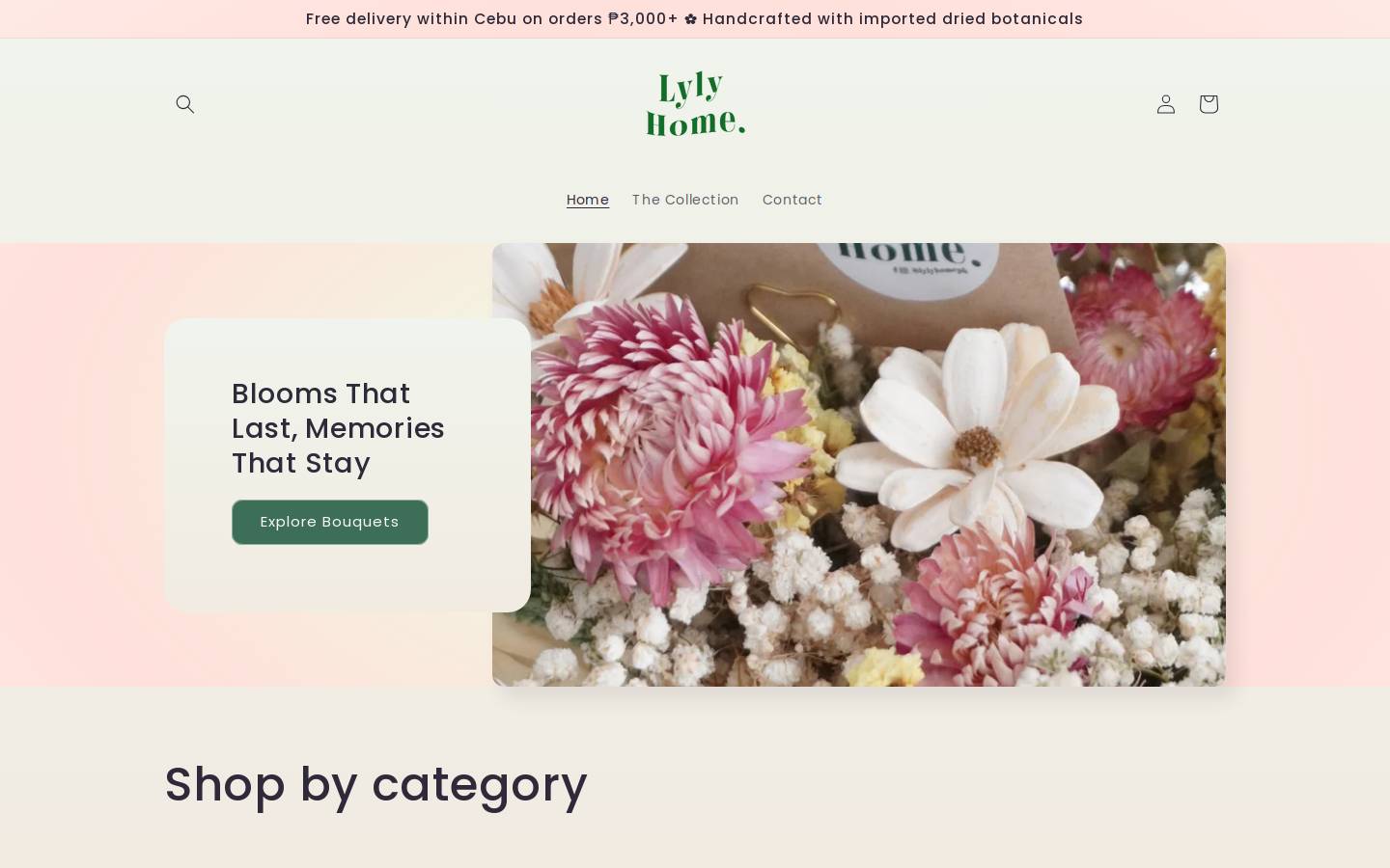 lylyhome.com homepage screenshot