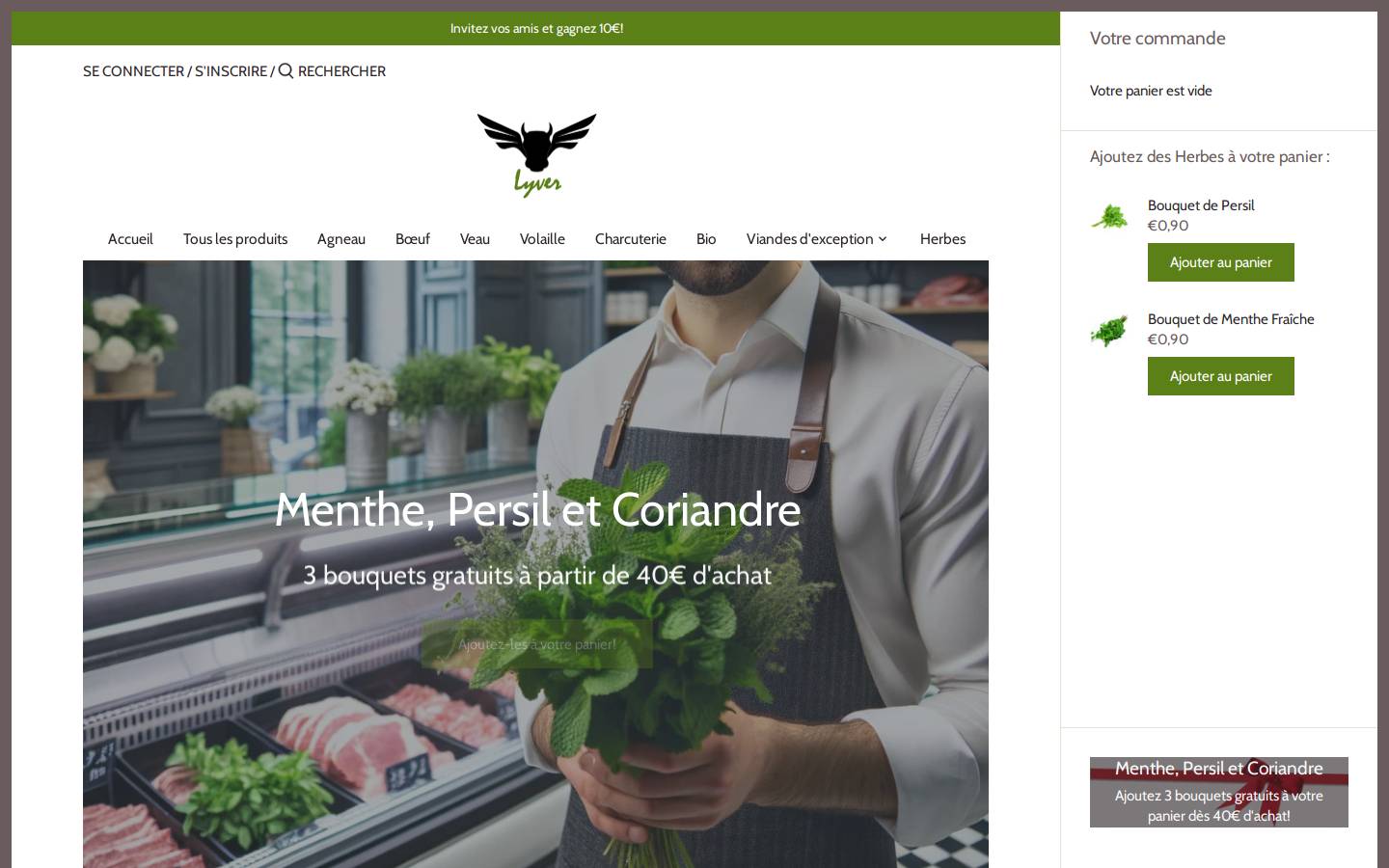 lyver.io homepage screenshot