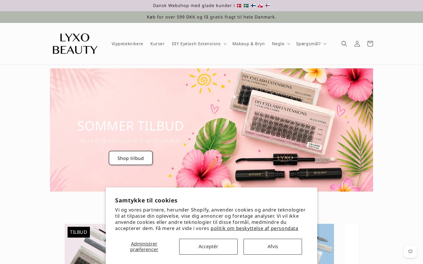 LYXO homepage screenshot