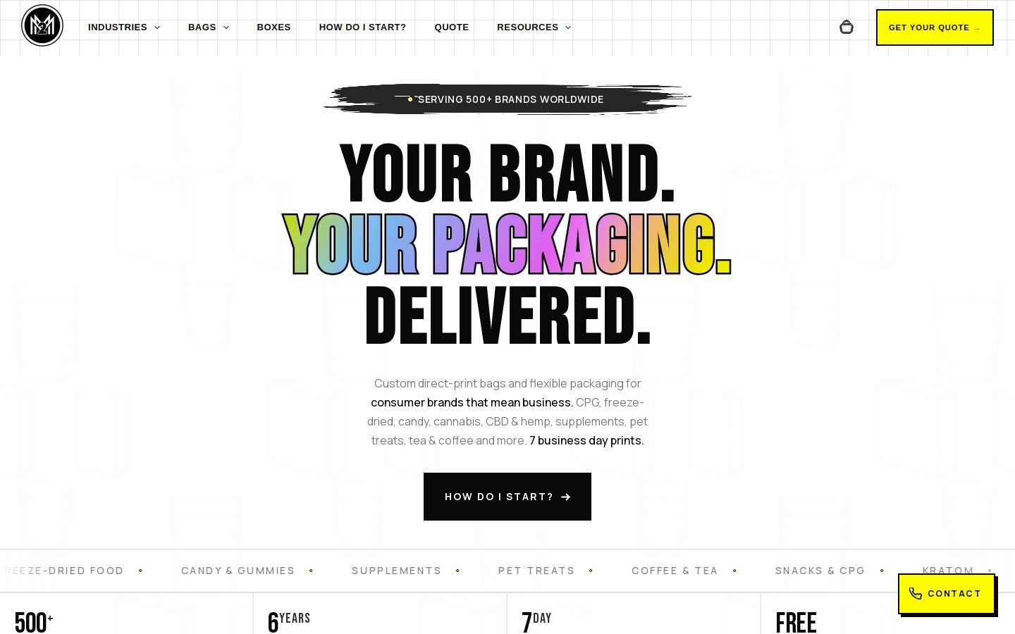 m2om.com homepage screenshot