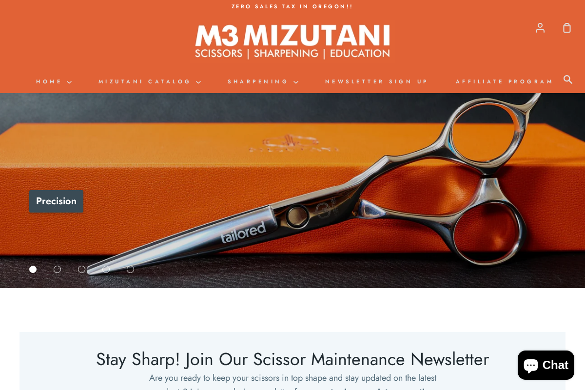 M3 Mizutani homepage screenshot