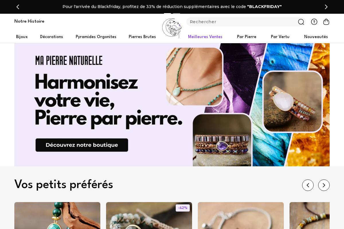 Ma Pierre Naturelle homepage screenshot