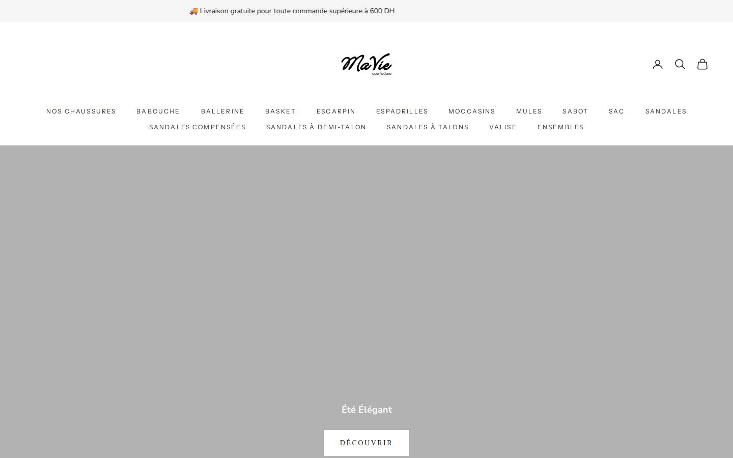 ma-vie.ma homepage screenshot