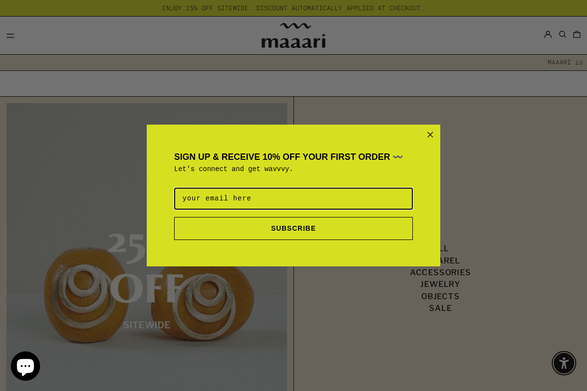 MAAARI homepage screenshot