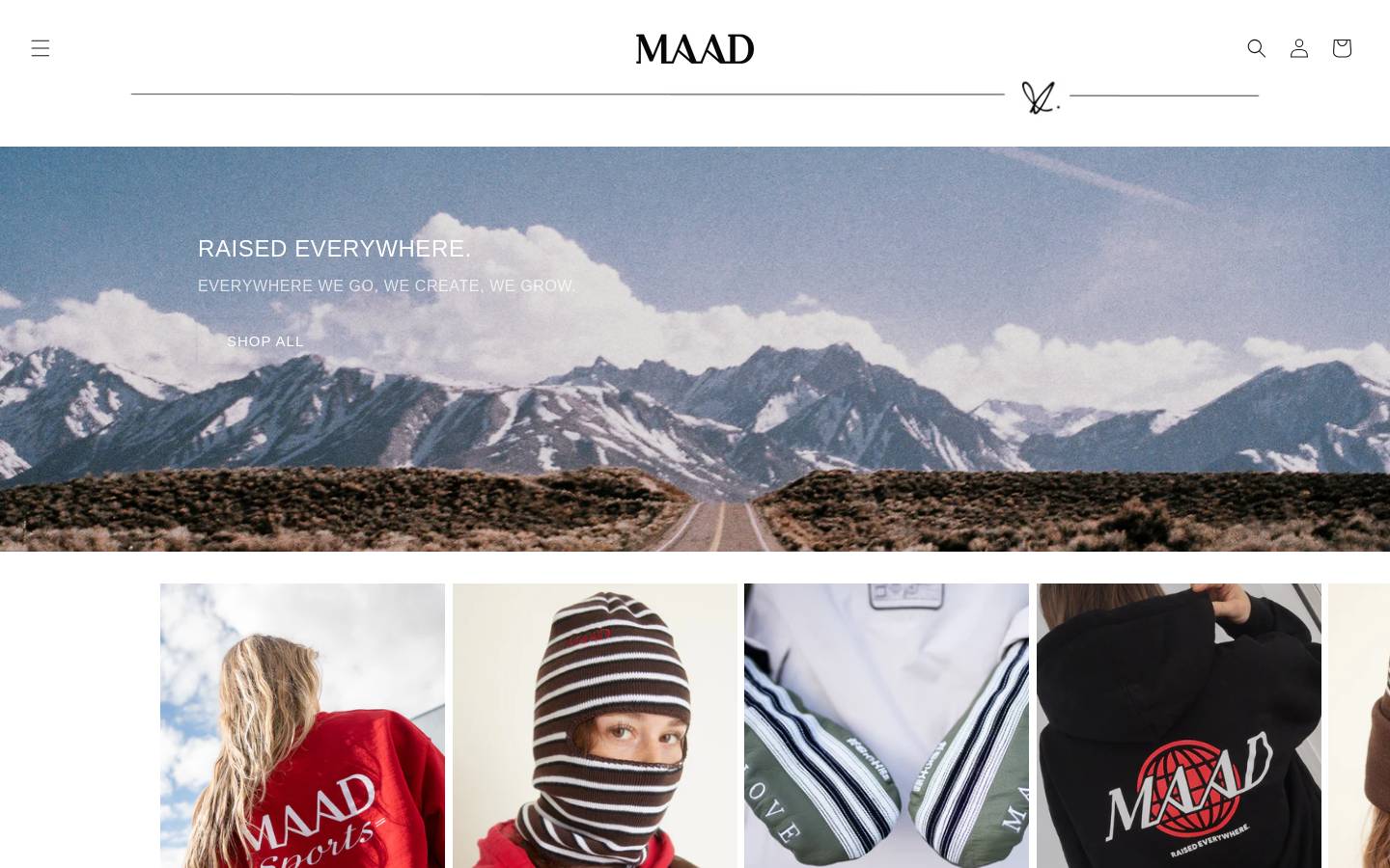 maad.love homepage screenshot