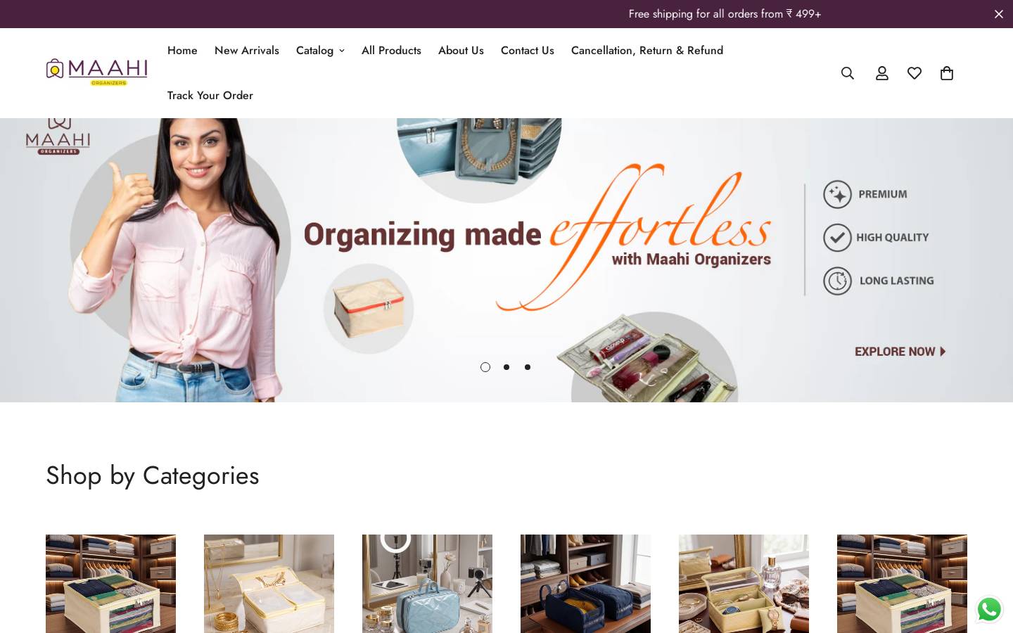maahiorg.com homepage screenshot