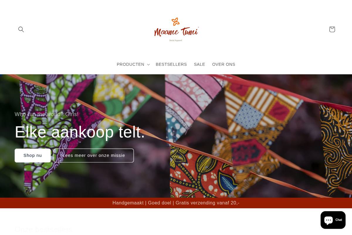 maametumi.com homepage screenshot