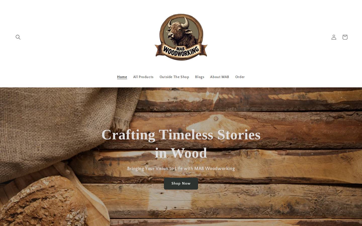 mabwoodworking.com homepage screenshot