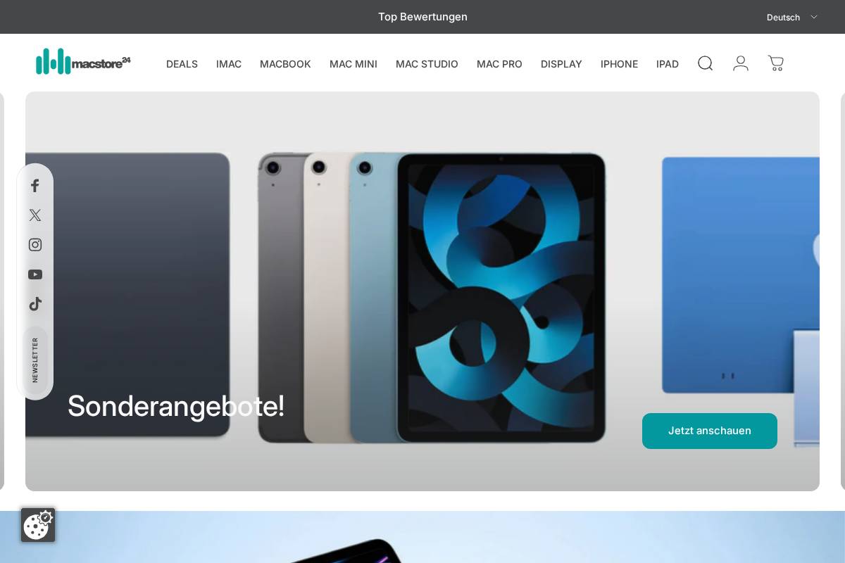 mac-store24.com homepage screenshot
