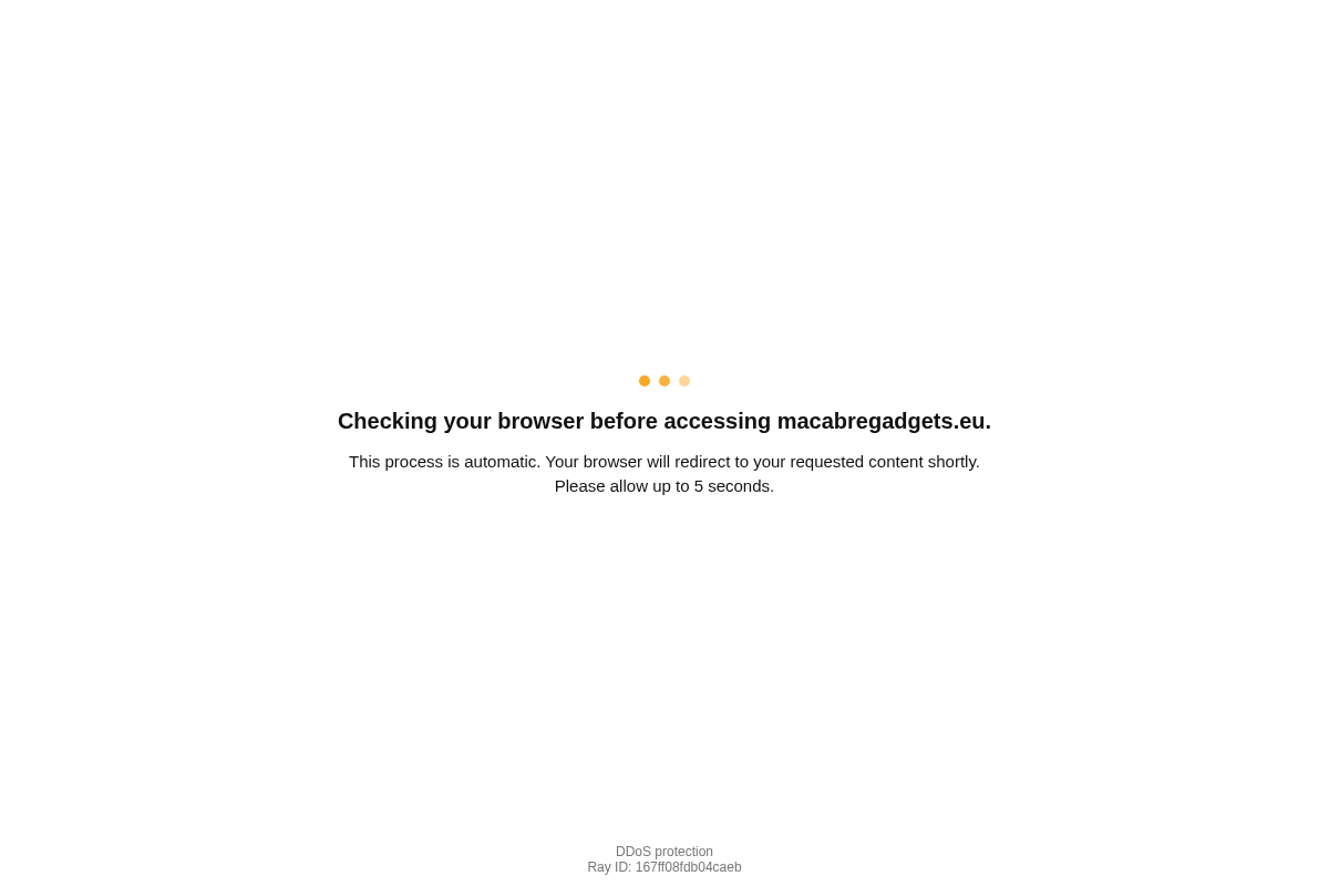 Macabre Gadgets homepage screenshot