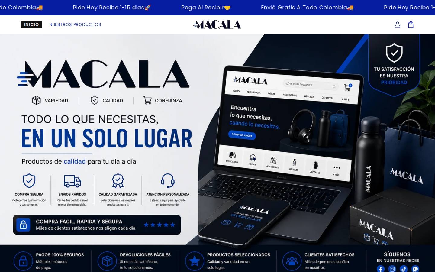 macala.online homepage screenshot