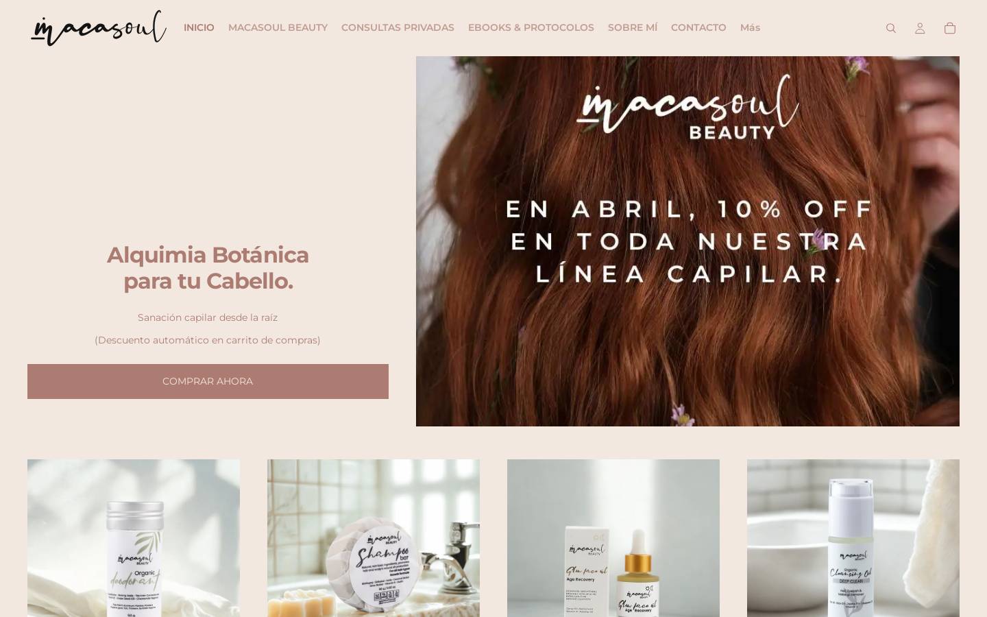 macarenacardenas.com homepage screenshot