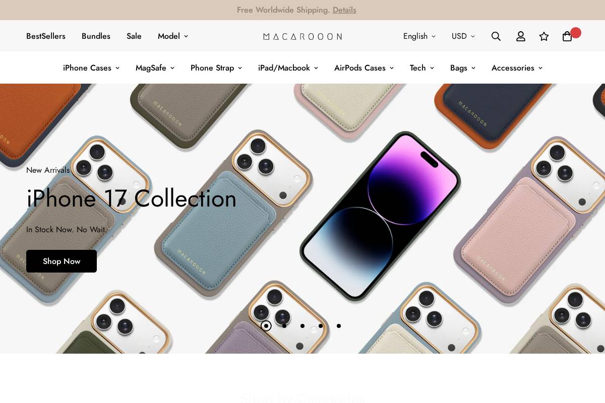macarooon.com homepage screenshot