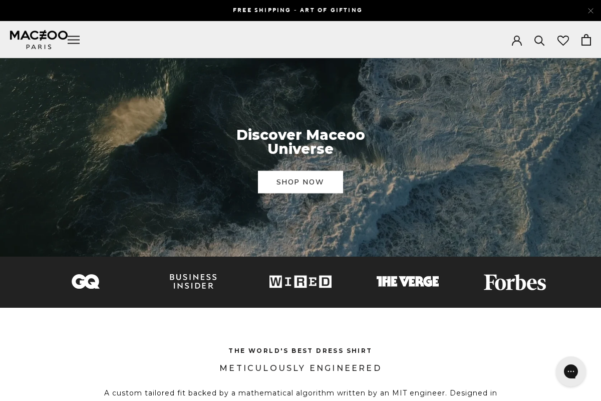 maceoo.com homepage screenshot
