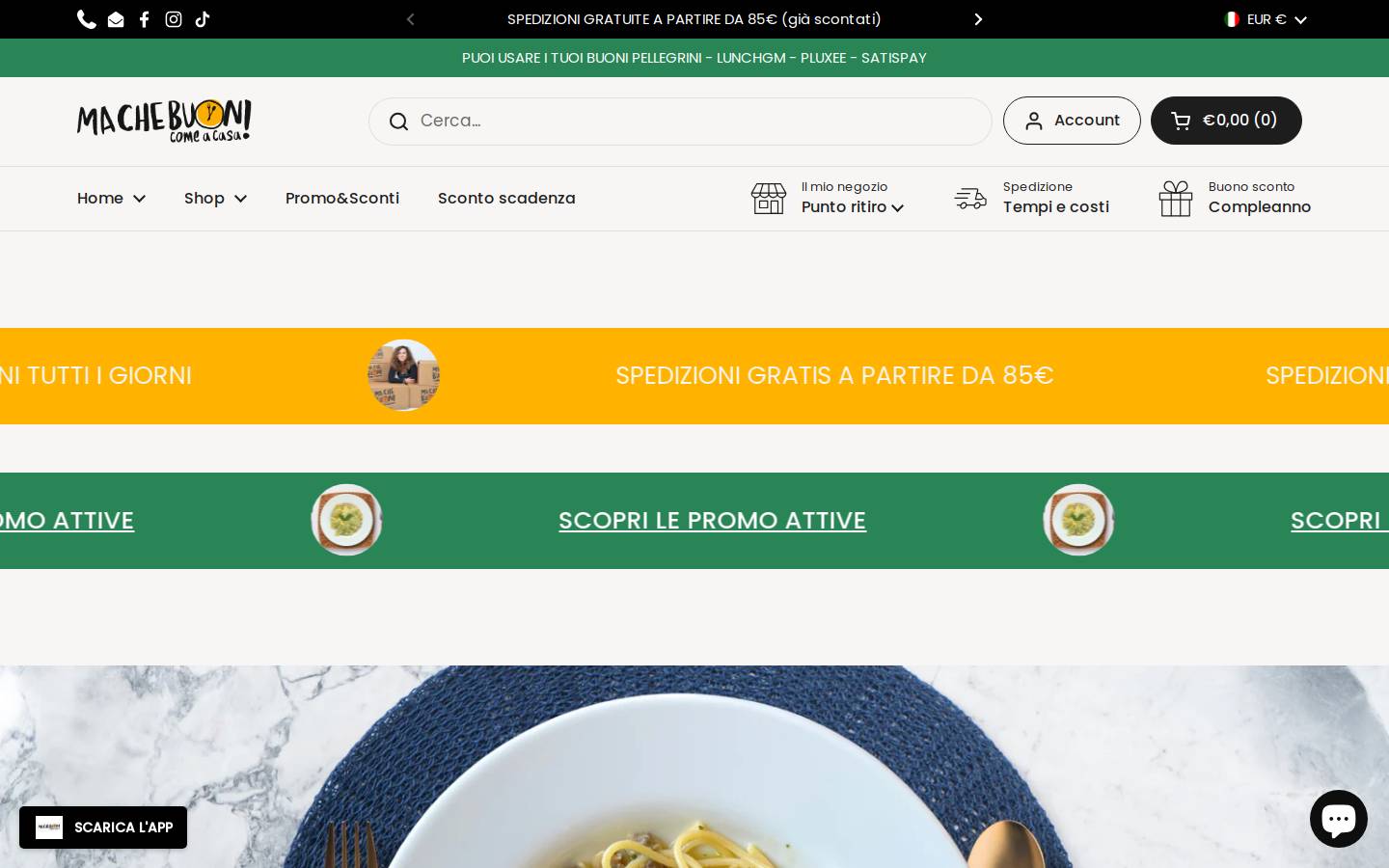 Machebuoni homepage screenshot
