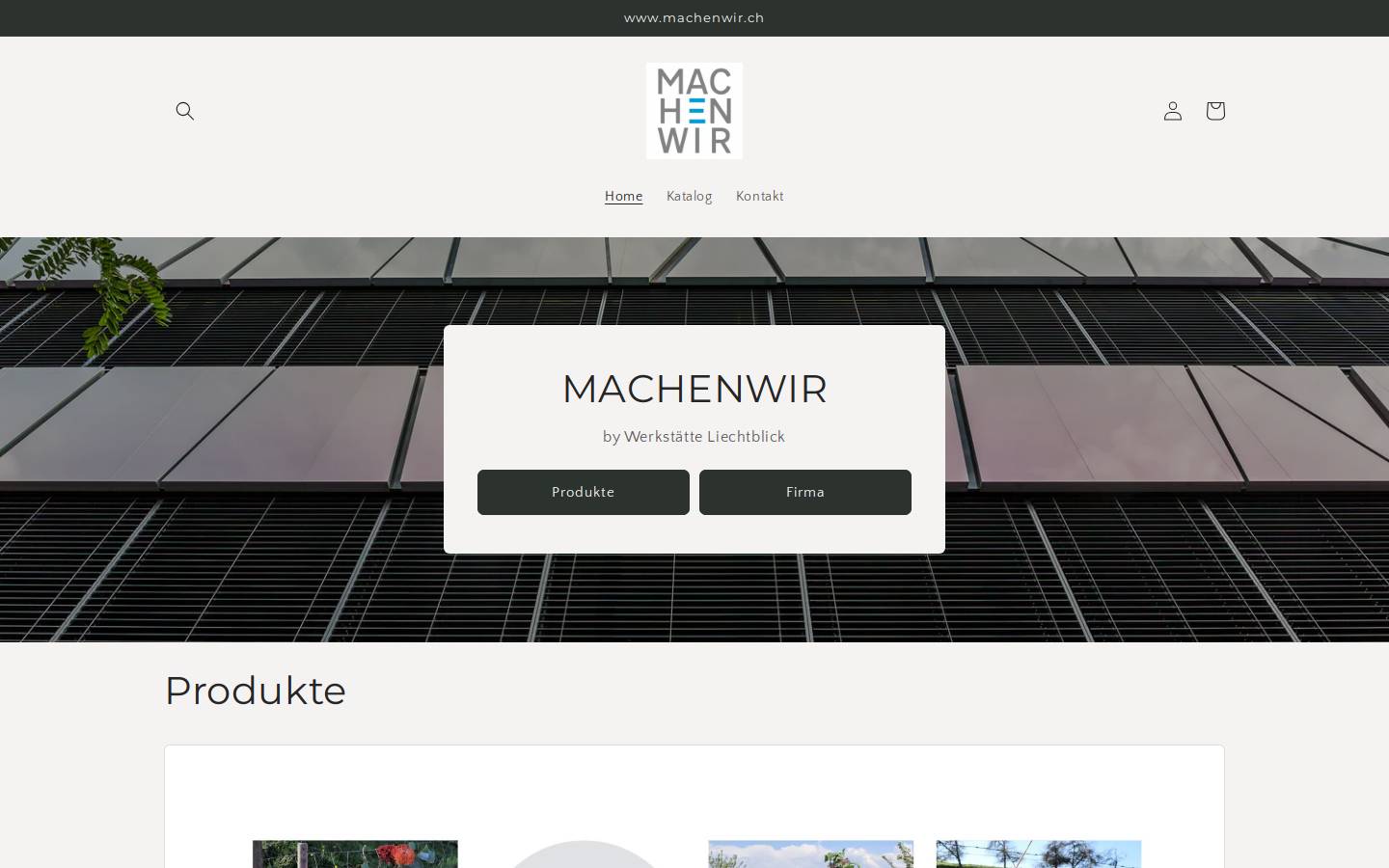machenwir.ch homepage screenshot